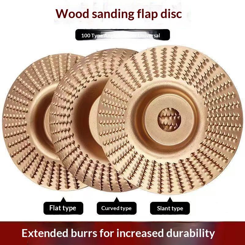 Wood Carving Disc For Angle Grinder, Wood Shaping Grinding Wheel Sanding Disc, Woodworking Angle Grinder Attachment