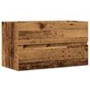 Vidaxl Wisząca Szafka Łazienkowa, Stare Drewno, 80X38,5X45 Cm