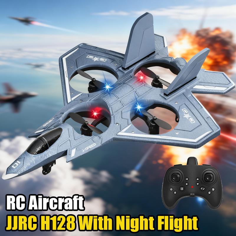 Non-Toxic Jjrc H128 Rc Glider Plane 2.4G Remote Control Helicopter Gravity Sensing Aircraft With Light Foam Fighters For Children