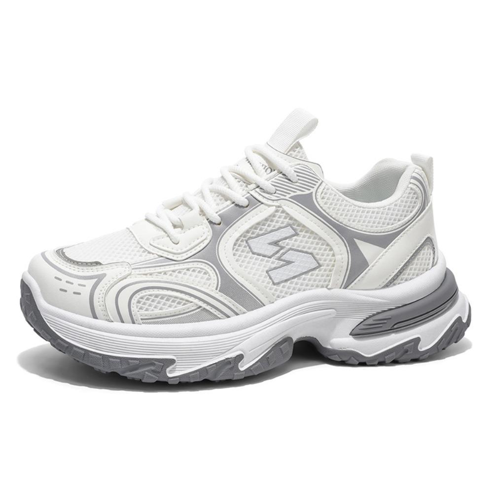 Casual Sports Shoes - Loose Sports Style Lace Up Low Top Shoes, for Outdoor Activities, Hiking, Skateboarding,Plus Size Fashionable Sports Shoes
