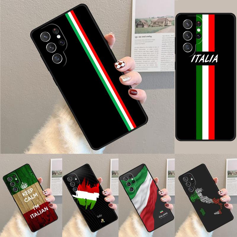 Custodia per telefono Flag Italia per Samsung Galaxy note 10 pro S26 Ultra S23 S24 FE S25 S21 S22 PLUS Cover antiurto