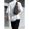 New Large Capacity Men's Chest Pouch,Crossbody bag,PU Leather Luxury Design Sling Bag, for Phone, Wallet & Outdoor Essentials