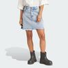 adidas Originals X KSENIASCHNAIDER Women's Frayed Denim Skirt Light Denim IU2509