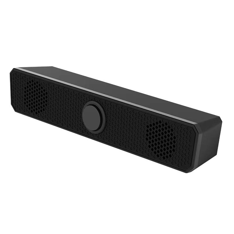 Kompakter Bluetooth-Multi-Device-Lautsprecher mit kabelgebundenem Subwoofer für Desktop, Telefon und Laptop
