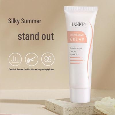 Han Ji Gentle Cleansing Hair Removal Cream for Underarms and Legs - Mild and Non-Irritating Formula for Ladies