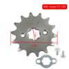 Motorcycle 420 17mm 10 11 12 13 14 15 16 17T Front Engine Sprocket For Dirt Pit Monkey Dax Bike Go Kart ATV Quad Motocross
