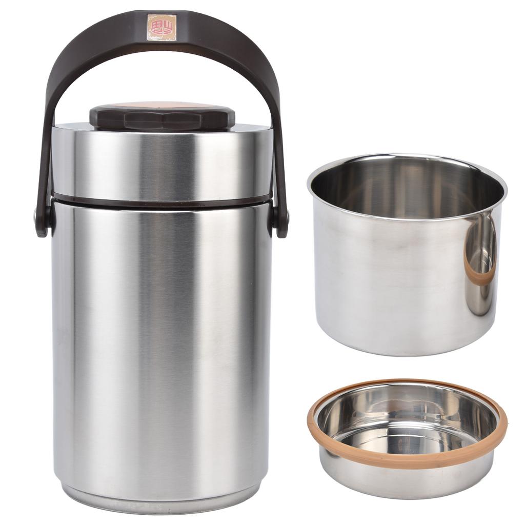 2300ml Insulated Lunch Containers Portable 304 Stainless Steel Vacuum Insulated Food Jar Vacuum