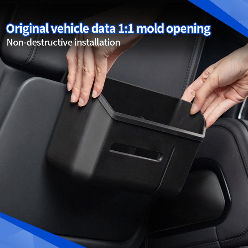 Storage Box Rear Seat Back For BYD Leopard 8 Denza B8 2025+ Cup Holder Tissue Storage Box Interior Upgrade Car Accessories