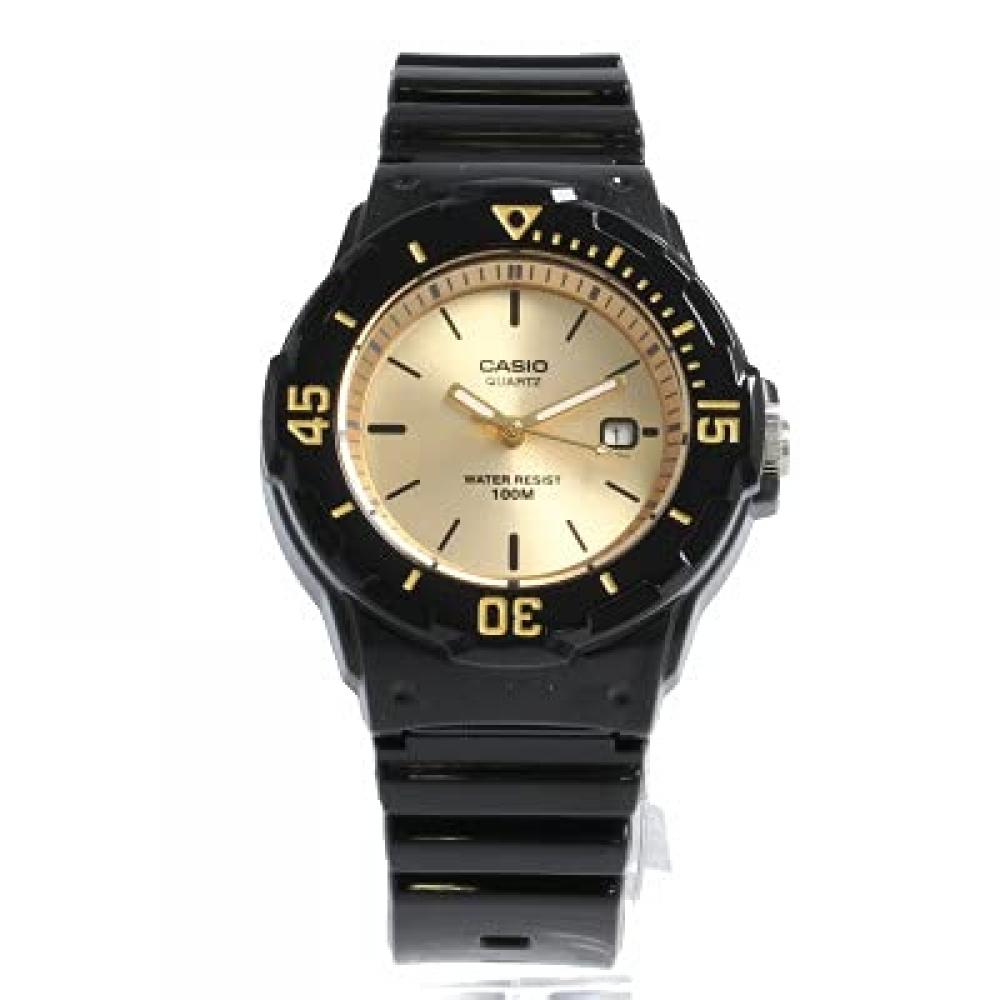 

Casio Casio Casio Стандартные часы Часы женские Черное золото Lrw 200h 9e []