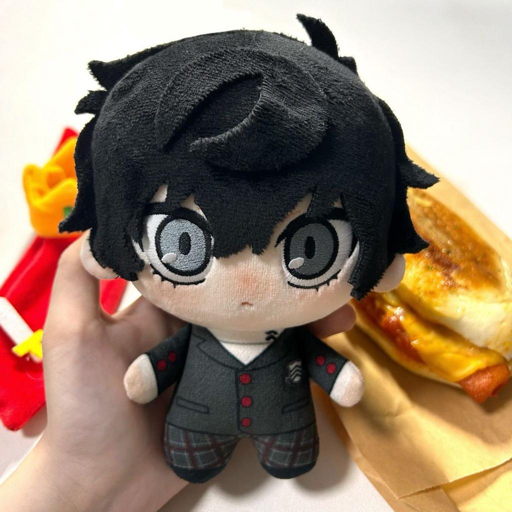 10Cm Amamiya Ren Soft Figure Joker Snuggly Cottonfabric Plushie Animated Periphertals Filled Item Bagpack Hanger Enthusiasts Collectable Holiday