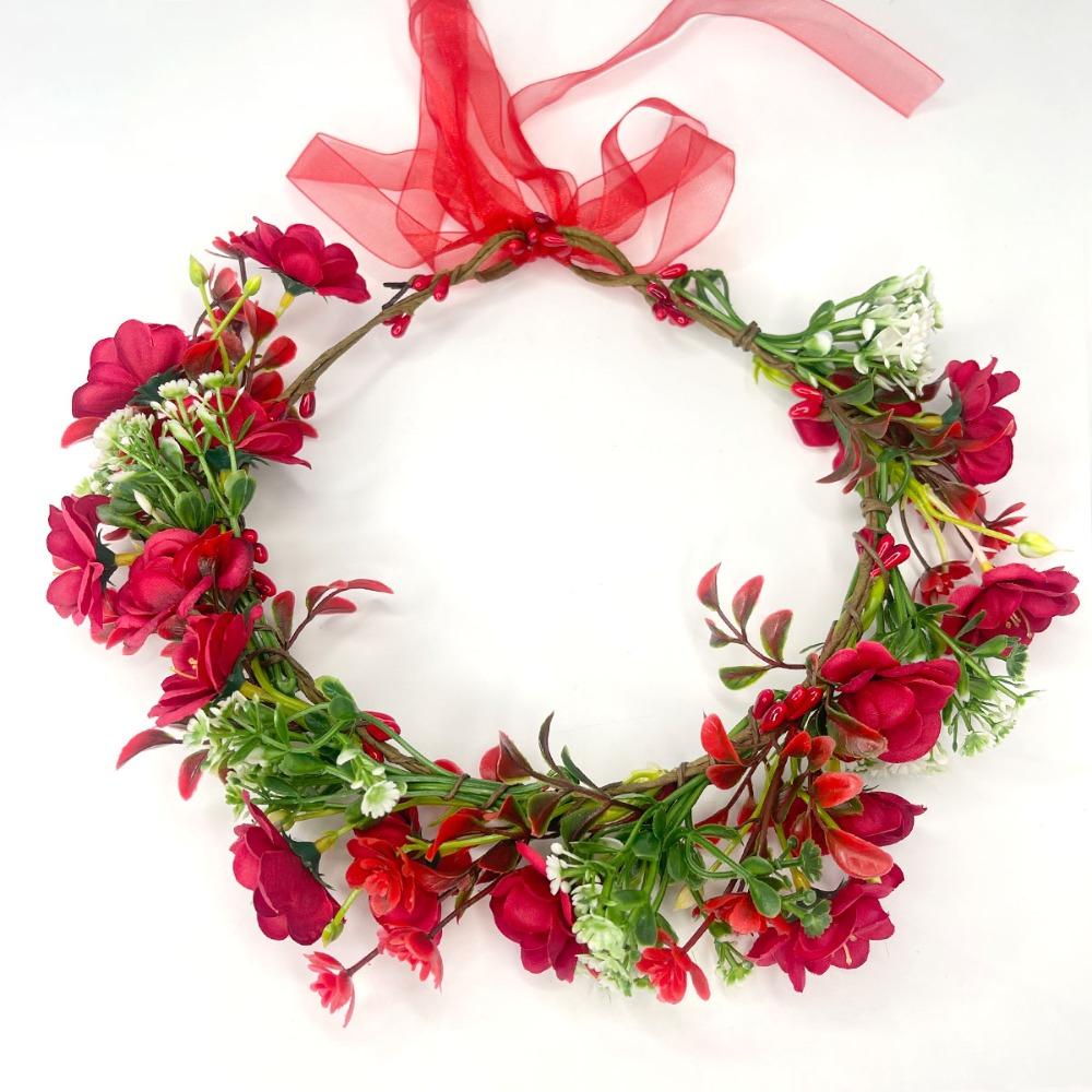 

Fairy Sunflower Wreath Forest Hair Accessories Flower Leaf Headbands for Photoshoots Wedding HH116-2