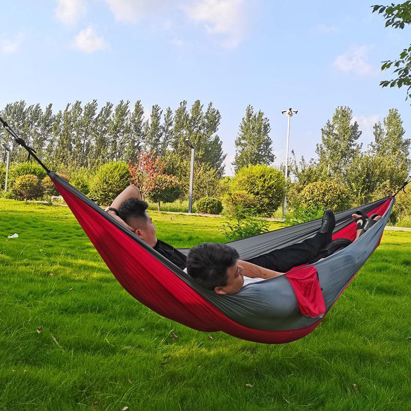 Quick Open Mosquito Net Hammock for Outdoor Camping - Single or Double Person, Anti-Rollover Design with Nisi Fabric.