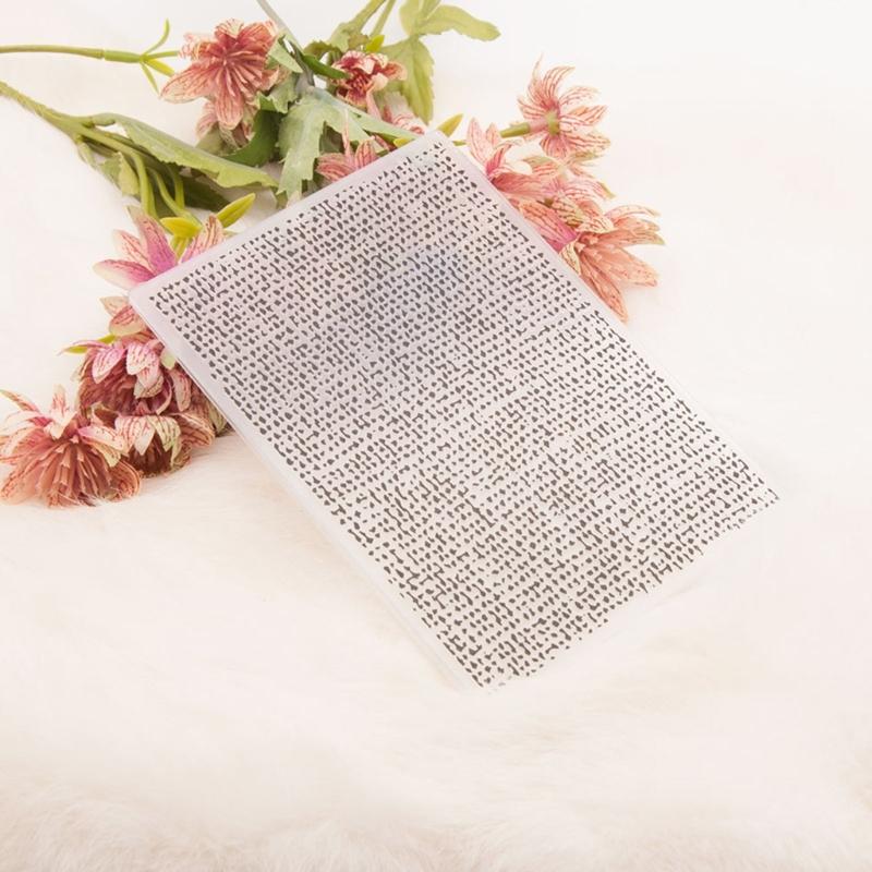 Strukturierte Prägefolder Papierbasteln Dekorative Prägeschablonen Strukturierte Scrapbooking-Vorlagen für Kartenherstellung