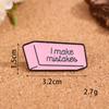 Cartoon English Alphabet Series Brooch Advanced Sense Niche Metal Badge Personalized Versatile Accessories