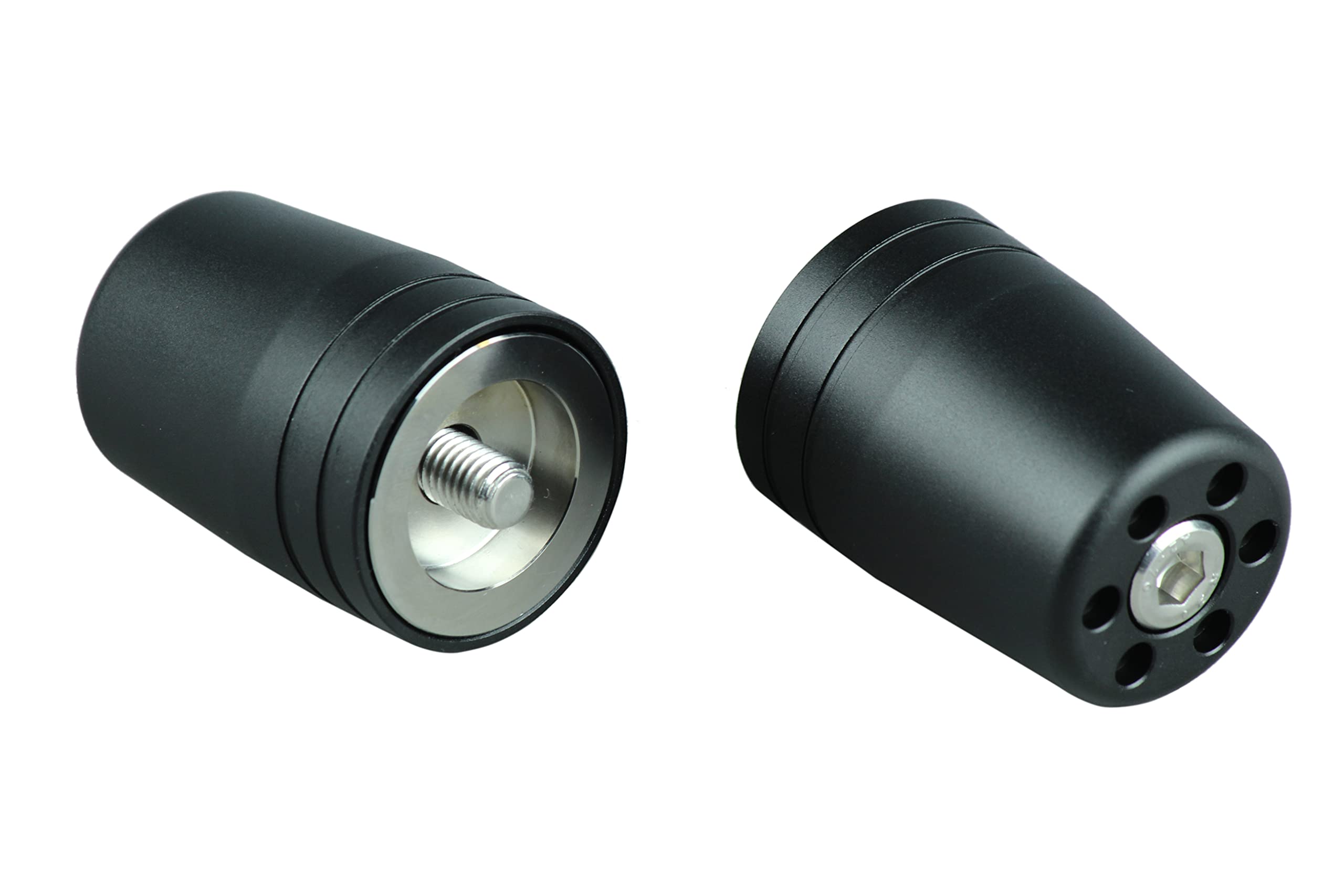 

POSH 031579-26 Торцевая заглушка руля, Утяжелённая, Оригинальная ручка Kawasaki для M8, Матовый чёрный чёрный