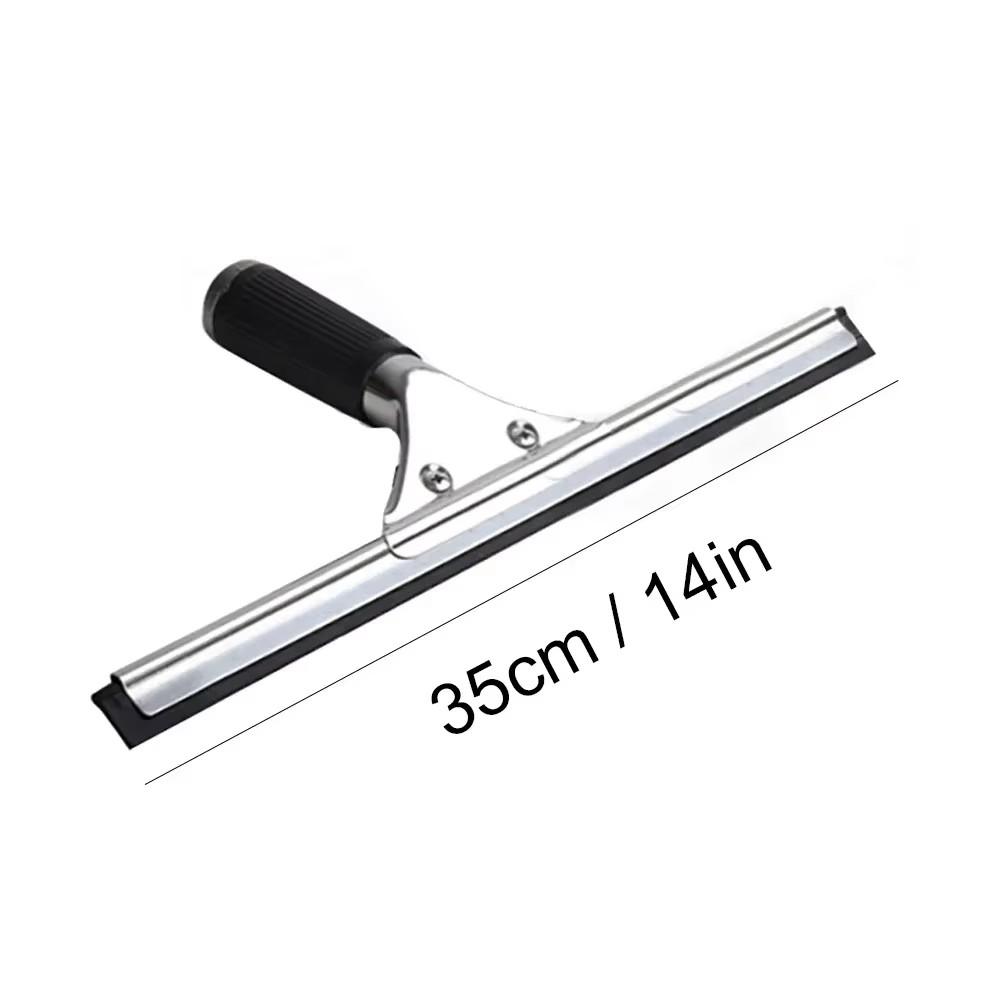 Glass Cleaning Squeegee Window Wiper Window Cleaning Tool Rubber Blade for Bathroom Shower Home Car Dining Table Glass Cleaning