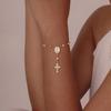 Vnox Catholic Cross Rosary Bracelets For Women,virgin Mary Charm Finger Baptism Rosaries Bracelet For Baptism Favors Christening