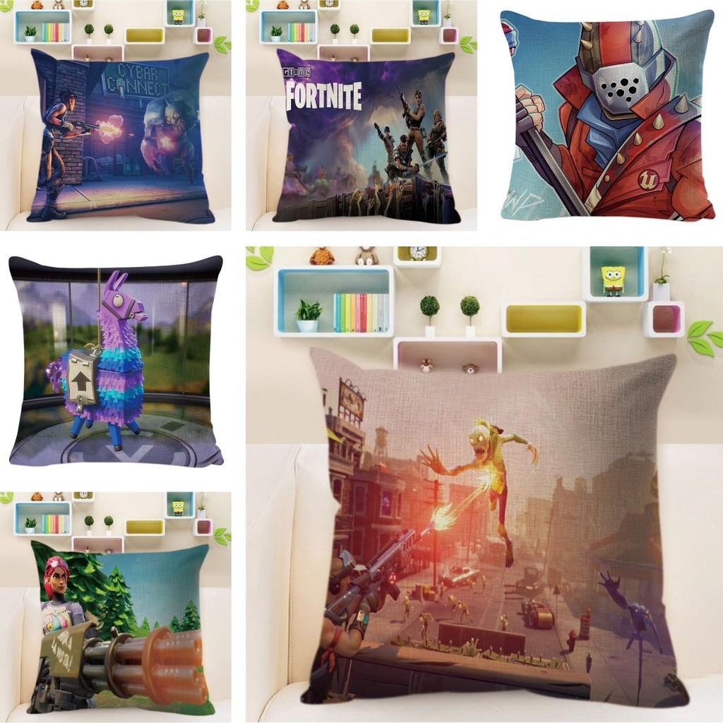 Pillow Case Game Cover Living Room Decoration Christmas Halloween Linen