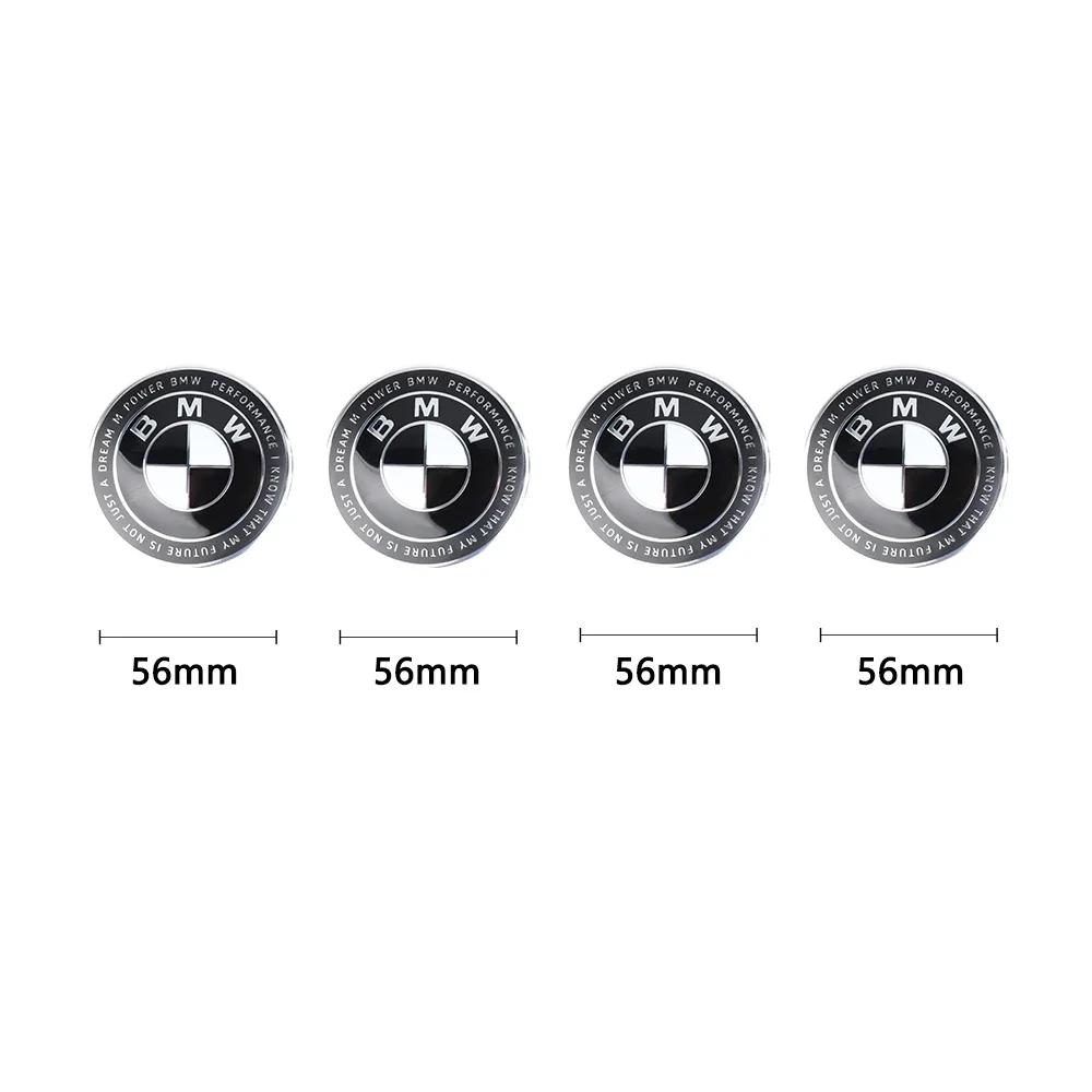 2026 Hot 56/68mm Car Wheel Center Covers Hub Caps Auto Badge Hubcaps Decoration for BMW M3 M5 M6 X1 X3 E46 E90 E39 F10 F20 F30 G20 E60 M