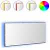 Mirror with Reclaimed Wood Frame 80 x 37 cm Glass and Engineered Wood
