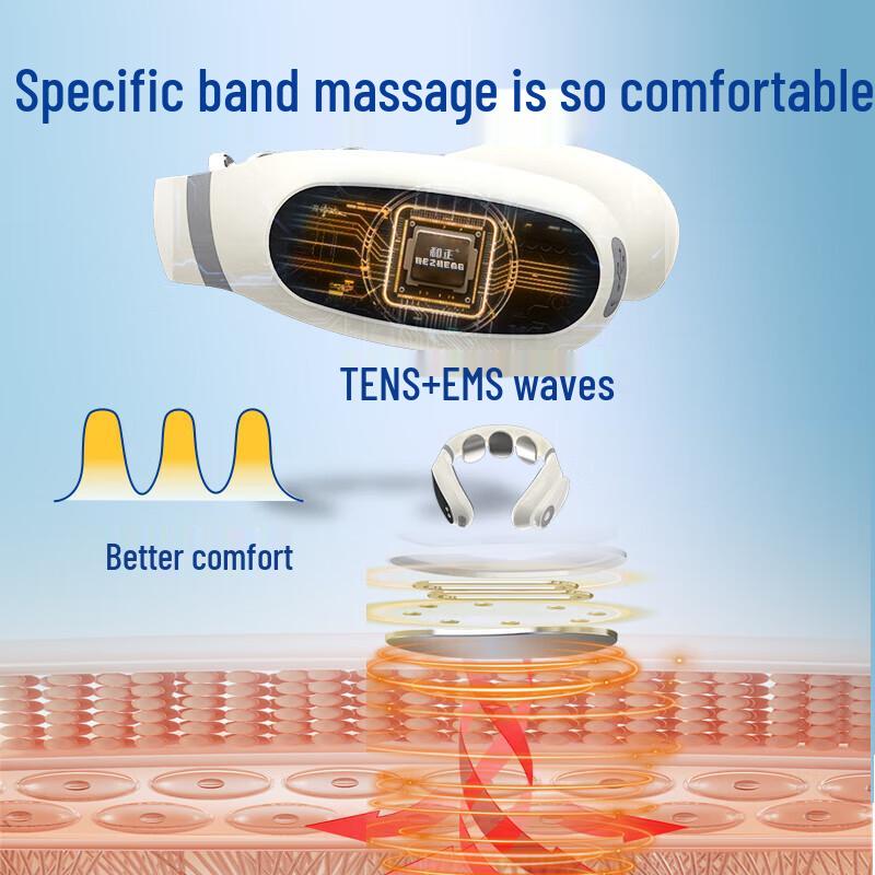 HEZHENG Wireless Pulse Neck Massager