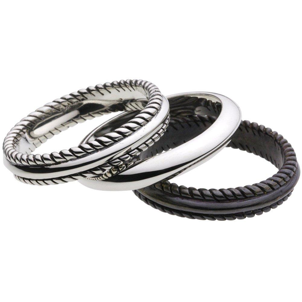 

Triple layer set of 3 silver r0425 13 [Cenote] [925 accessories] No.