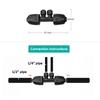 3/4/6 Way 1/2" Pipe Splitting To 1/4"Pipe Connector Drip Irrigation Watering Fitting For Garden Flower Bed Water Hose Lock Joint