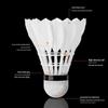 12-Piece Durable Goose Feather Wind-Resistant Badminton Shuttlecocks for Competition and Training