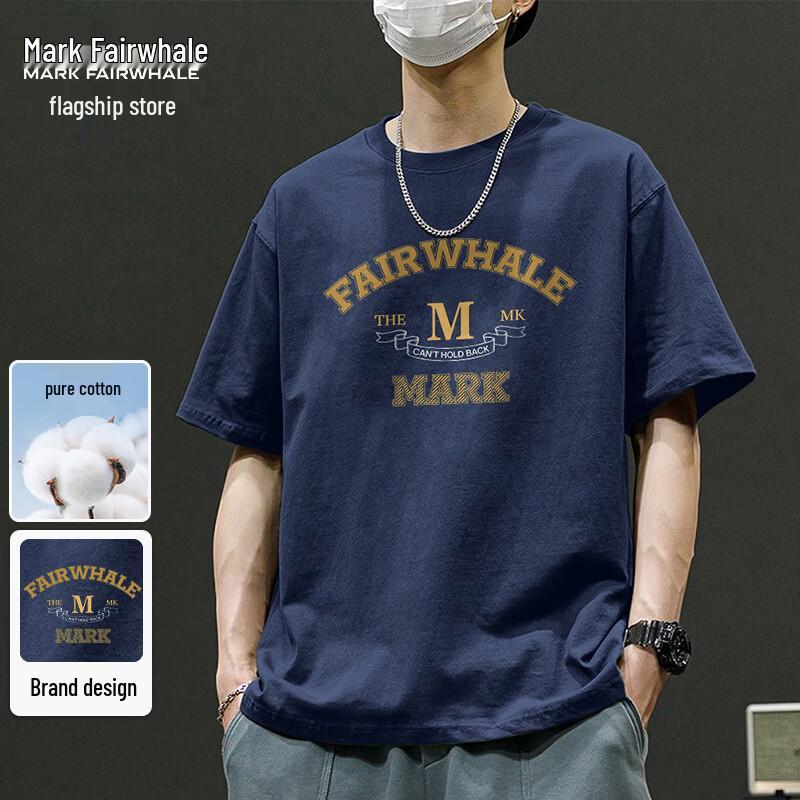 MARK FAIRWHALE Men s Dopamine Print Cotton T-Shirt XL