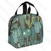Cartoon cactus  Lunch Bag Insulation Bento Pack Aluminum Foil Rice Bag Meal Pack Ice Pack Student Bento Lunch Handbag