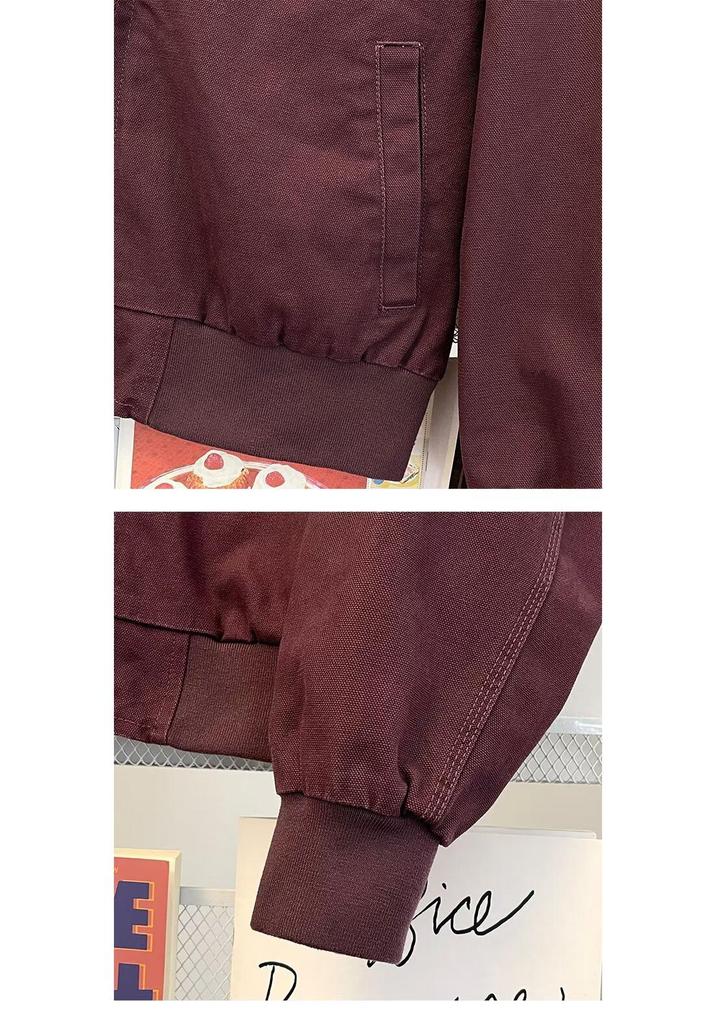 Men's Retro High-Grade Cotton Jacket, Autumn/Winter, Loose Fit, Lapel Style, Cool Design