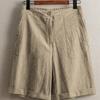 Summer Women's Thin Five-point Pants, Wide-leg Casual Straight-leg High-waisted Women's Pants, Fashionable Outdoor Sports Pants