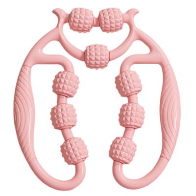 Foam Roller Fascia Release Roller Handheld Pinch Fascia Feet Legs Waist Neck Arms Thighs Calf Massage Leg Slimming Roller Stretch Fitness Yoga Roller