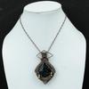 Black Ethiopian Opal Gemstone Pendant Copper Wire Wrapped Pendant Handmade Copper Jewelry Designer Pendant Wire Wrap Jewelry Gift For Mother