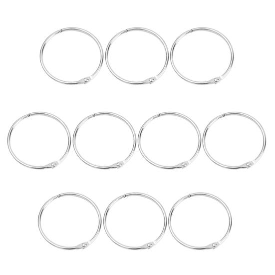 

10 шт. Металлические кольца для шторки для душа O-образной формы, Крючки-кольца для шторки для душа, Крючки для штор, не подверженные ржавчине, для ванной комнаты, подкладки для шторки для душа, разделителей комнаты 10 Pcs