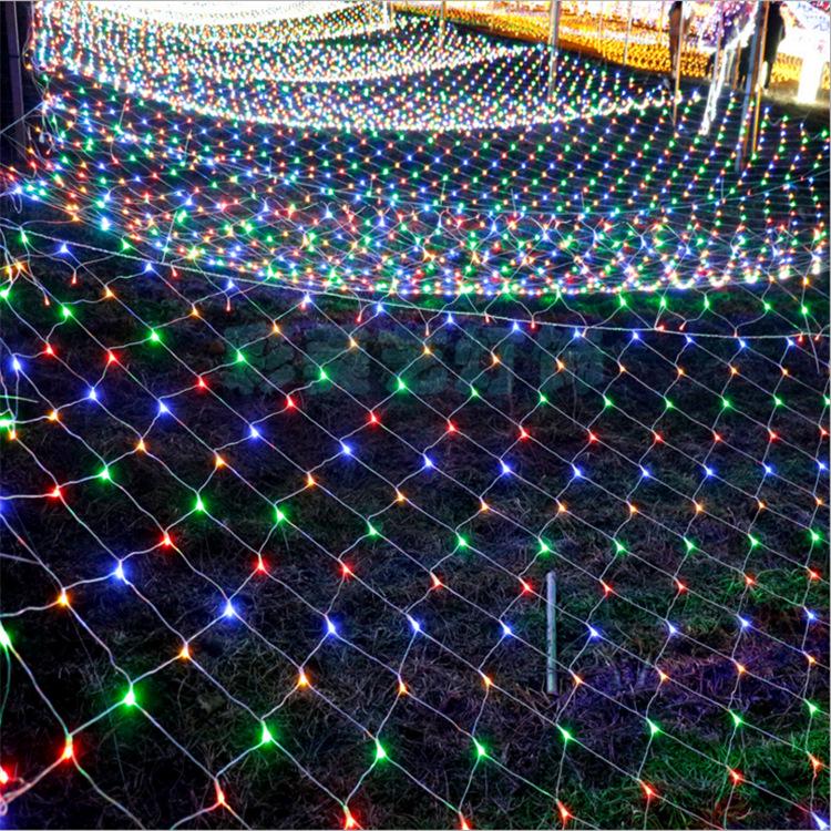 Waterproof 1.5m LED Colored Fishing Net Lights for Outdoor Decoration