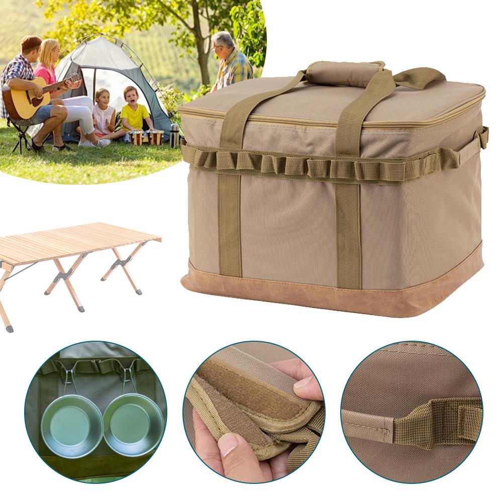 Camping Storage Bag Camping Cookware Organizer Large Capacity Cooker Storage Bag Multifunction for Camping Picnic
