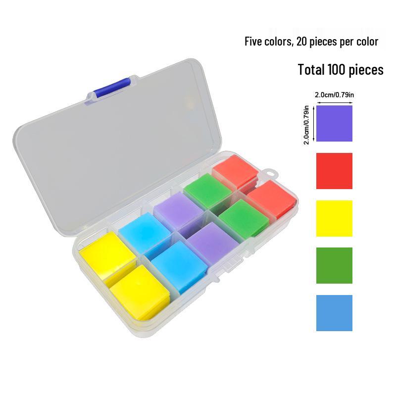 DIY Vícebarevné diamantové malování Vrtací pero se silikonovými bloky a volitelnou barevnou krabičkou