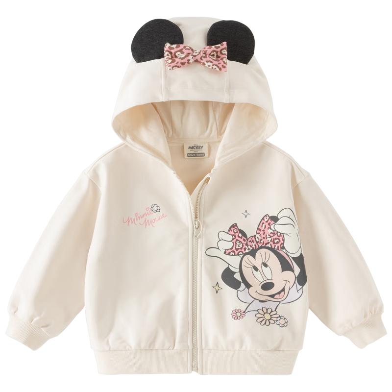 ДЭЙВ И БЕЛЛА Детская весенняя куртка с капюшоном по мотивам Диснея 110cm
