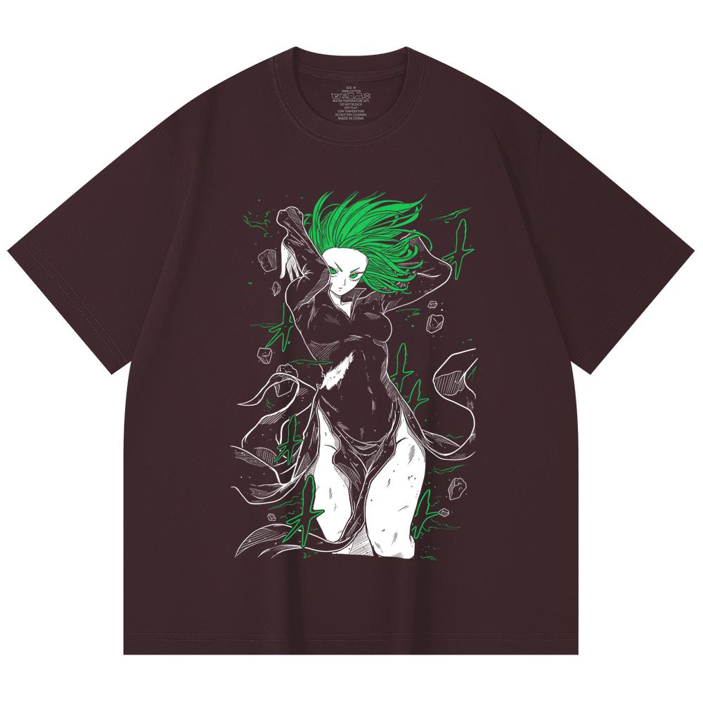 

230 Gsm 100% Cotton One Punch Man V5 Tatsumaki Print Unisex Heavy Cotton T Shirt 2XL