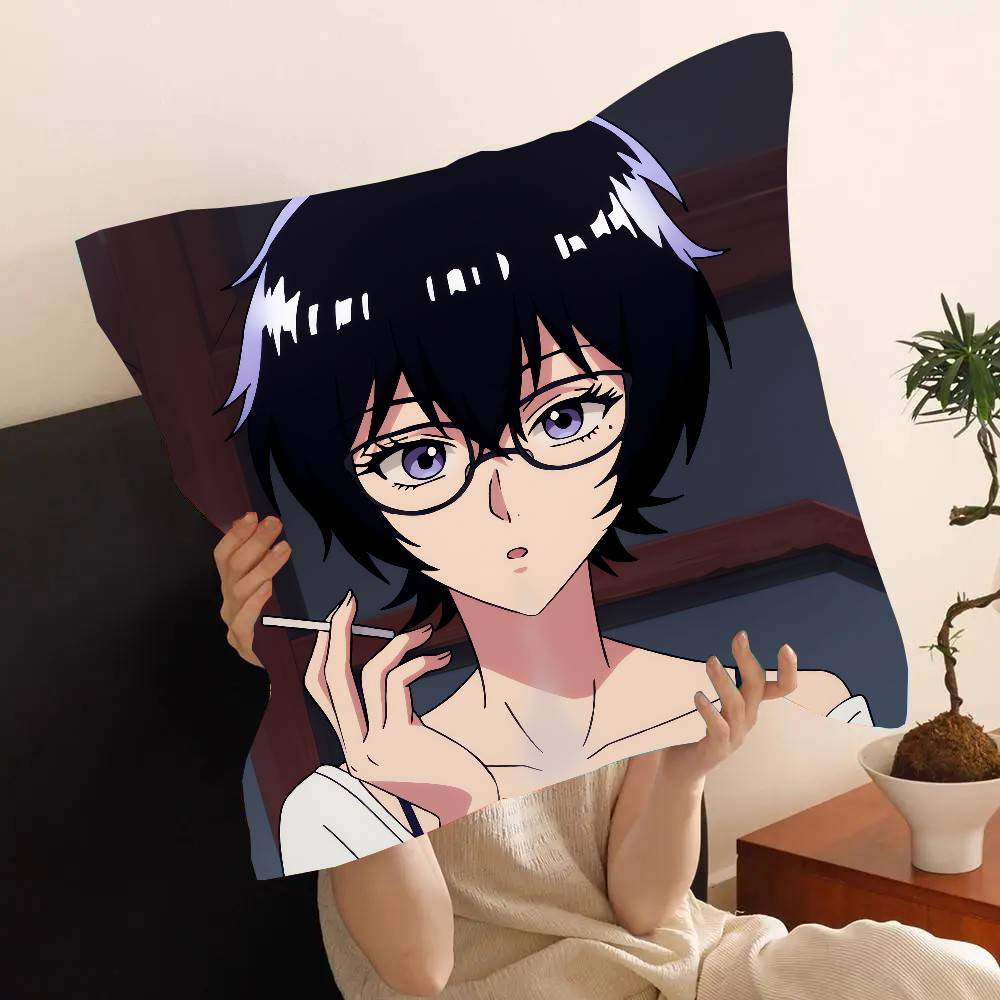Kowloon G-Generic Romance Anime Pillow Case Fashion Square Pillowcase Bedroom Sofa Room Ins Decoration Leisure