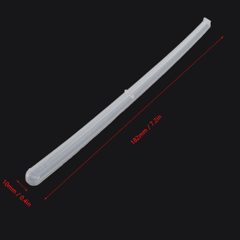 5pcs Silicone Silicone Mould Exquisite White Resin Moulds Elastic Demoulding Easy Release Hairpin Mold Hair Accessories Making