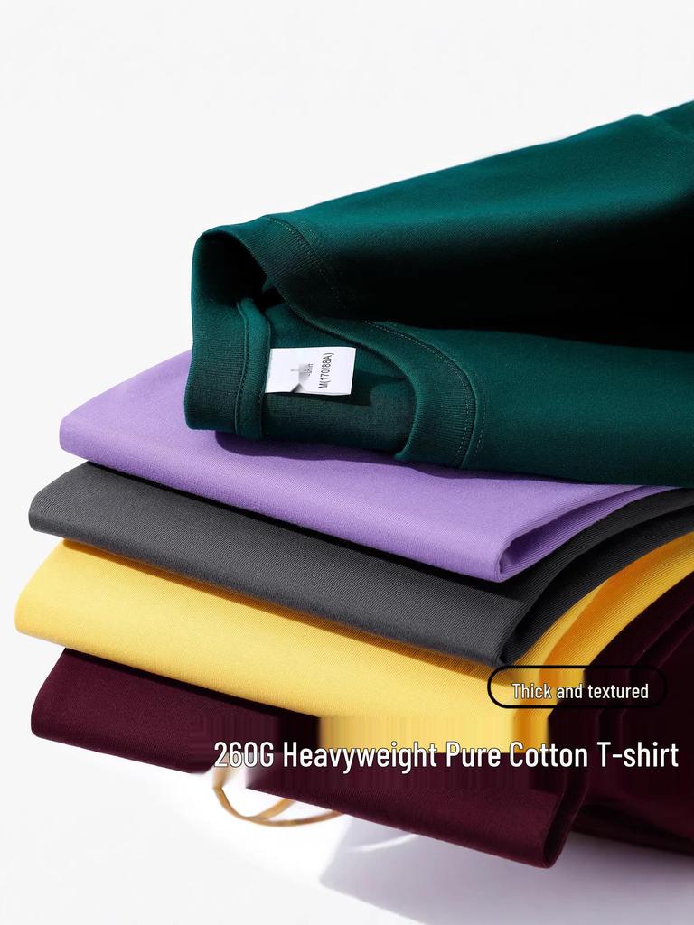 Summer 2026 Heavyweight Unisex Loose Fit Cotton T-Shirt