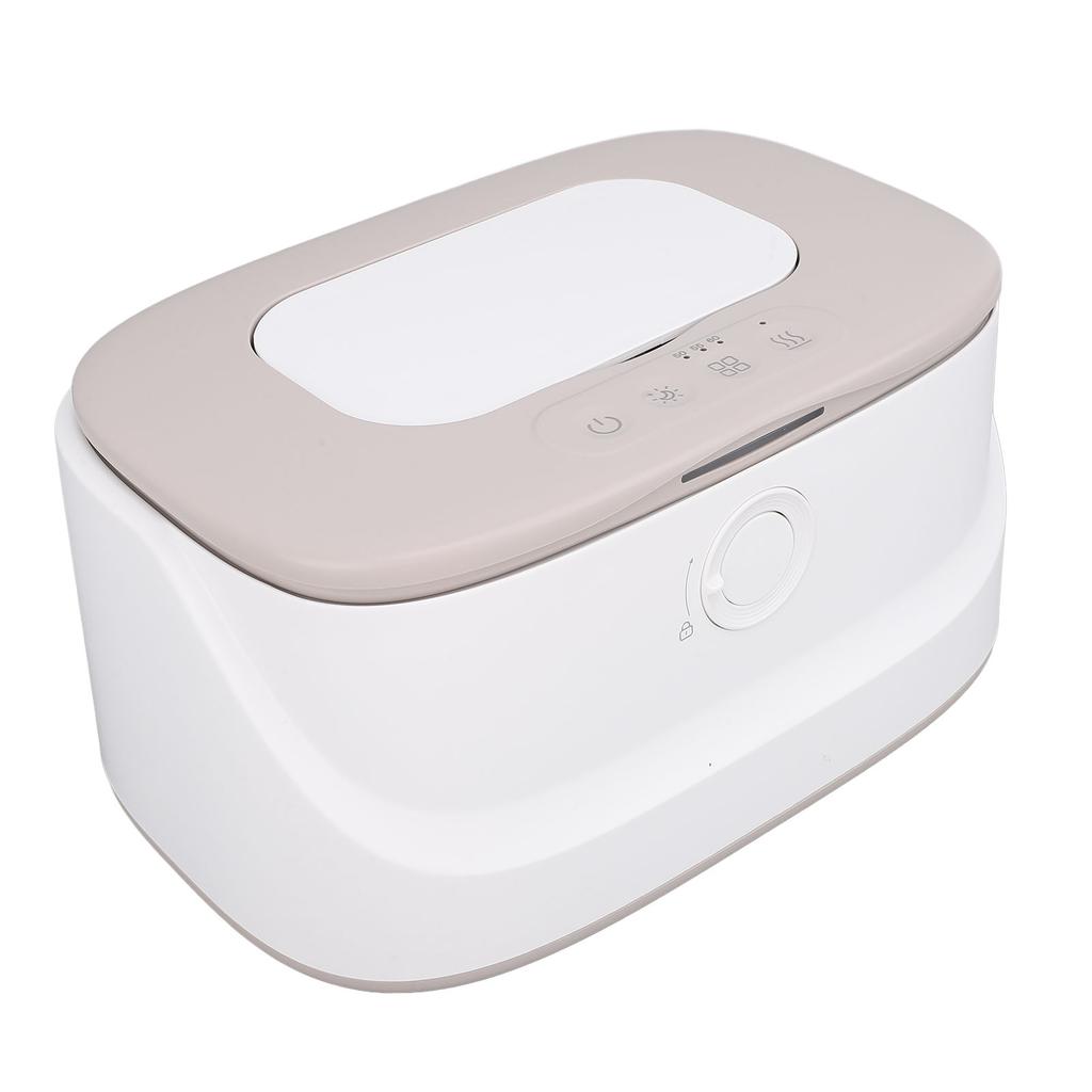 Baby Wipe Warmer Adjustable Temperature Large Capacity Wet Wipes Heater Dispenser with Night Light