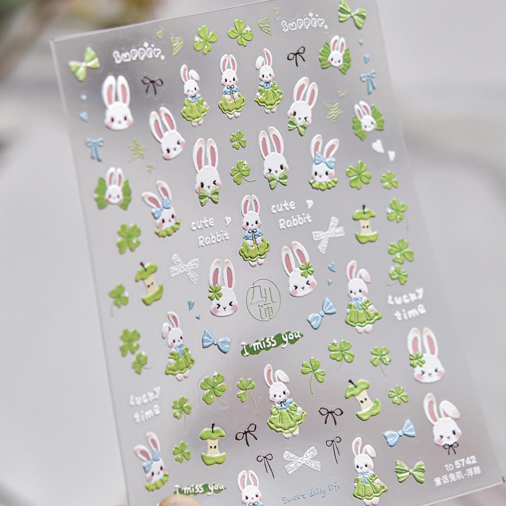 5D Ocean Nail Sticker Vacation Starfish Shell Coral Pearl Self-adhesive Nail Art Decal Fresh Seaside Vibe Manicure