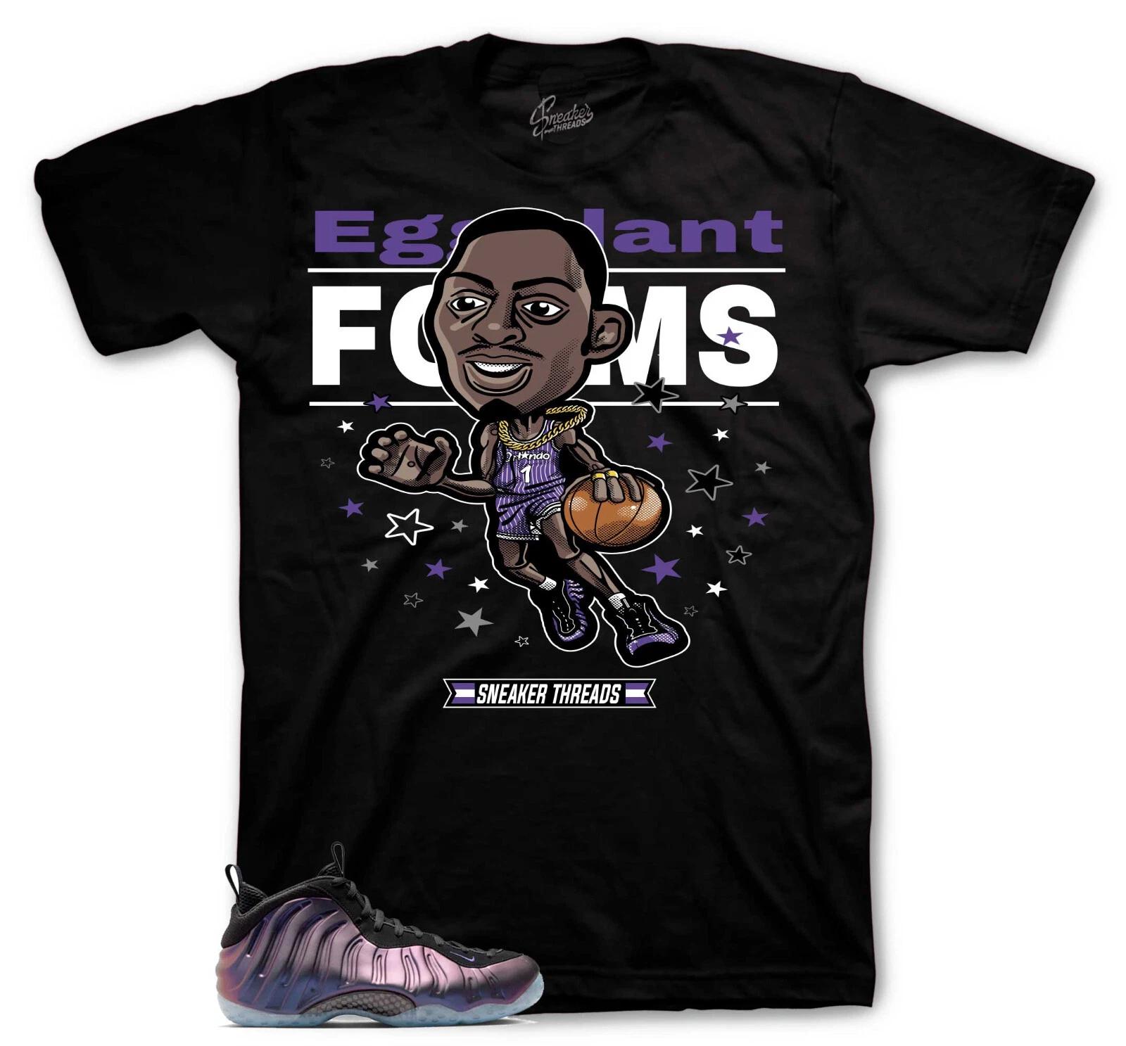 Shirt Match Foamposite Eggplant Foams - Toon Tee S