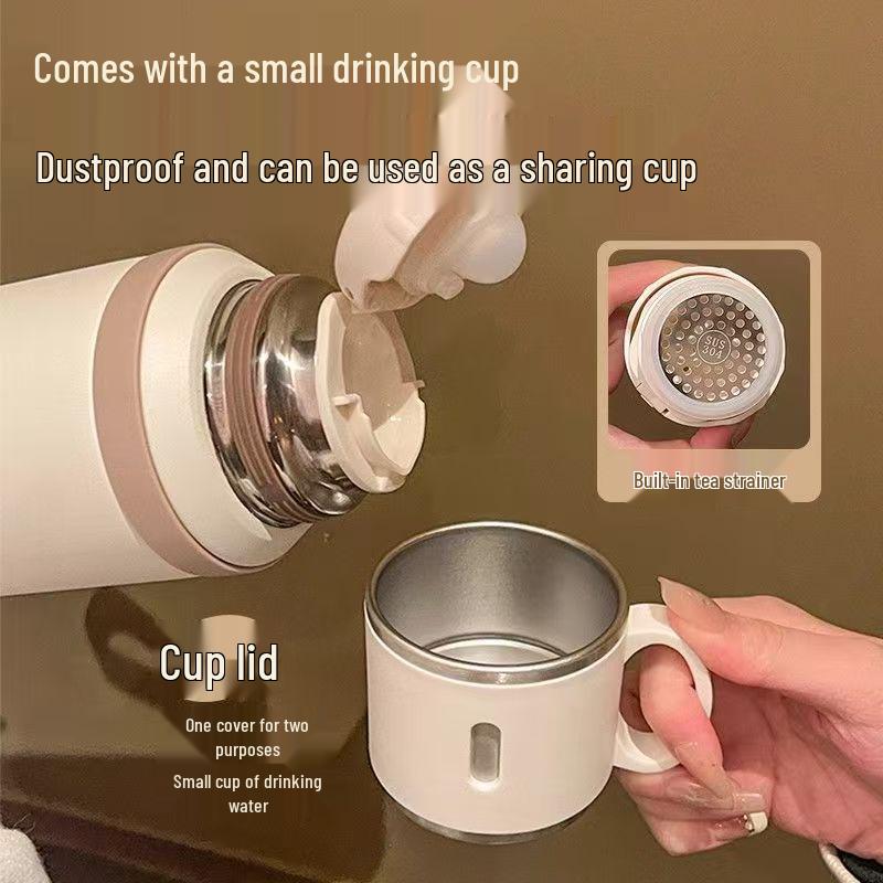 Large-Capacity 316 Stainless Steel Thermos with Tea Infuser