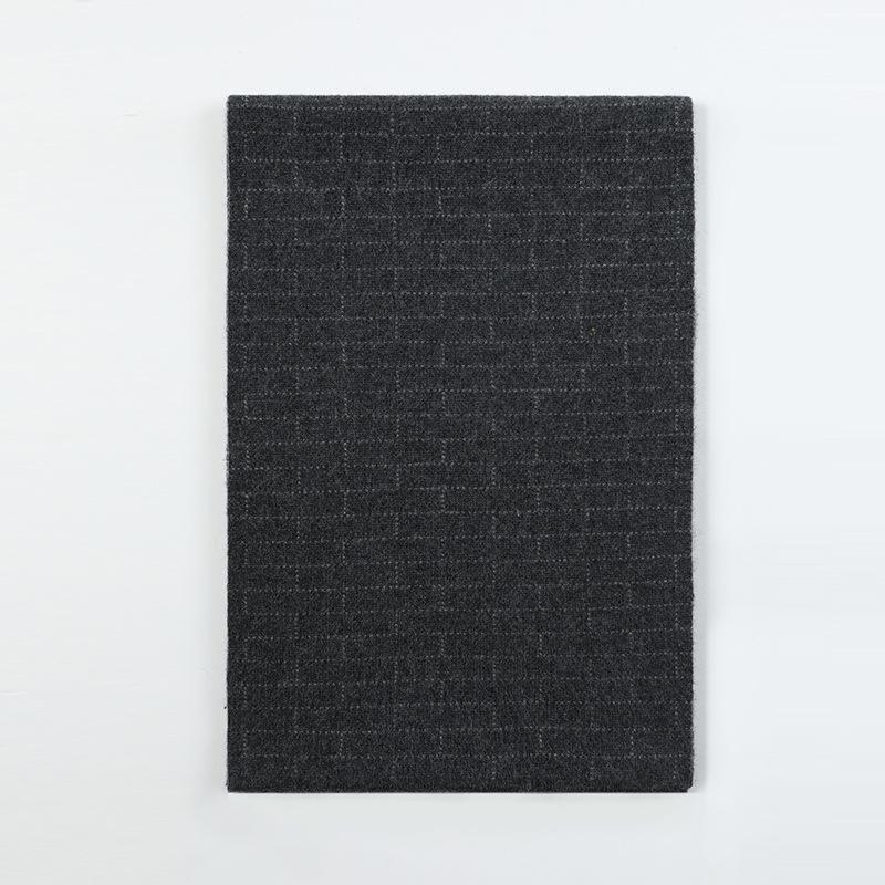 

Мужской кашемировый шарф бизнес-путешествия кэжуал тренд легкий 2025 мода вязаный клетка полоски осень и зима 180cm темно-серого