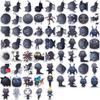 Black Cat Emoji Stickers Set - 68 Sheets for Phone Cases & Luggage - Funny Memes & DIY Decorations