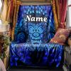 Tiki Face Rv Customize Your Name Blanket Comfortable Soft Lightweight Allseason Multipurpose Blanket For Travel Camping Picnics Sofas Rvs Beds Living